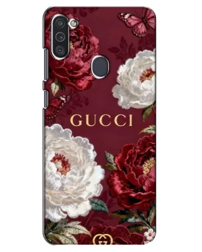 Чехол для Samsung Galaxy M11 с картинкой «Gucci — бордовые розы» Чехол для Samsung Galaxy M11 с картинкой «Gucci — бордовые розы»