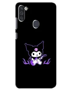 Чехол для Samsung Galaxy M11 с картинкой «Электрическая Kuromi»