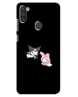 Чехол для Samsung Galaxy M11 с картинкой «My Melody и Kuromi»