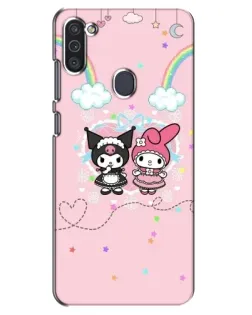 Чехол для Samsung Galaxy M11 с картинкой «My Melody и Kuromi»