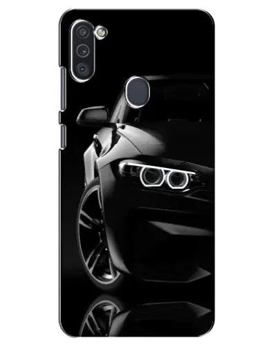 Чехол для Samsung Galaxy M11 с картинкой «Черная BMW — профиль» Чехол для Samsung Galaxy M11 с картинкой «Черная BMW — профиль»