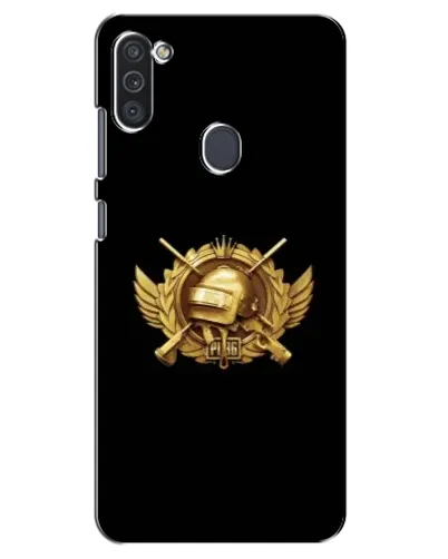 Чехол для Samsung Galaxy M11 с картинкой «PUBG — оранжевый градиент»