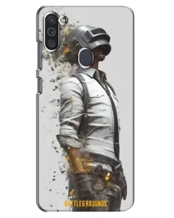 Чехол для Samsung Galaxy M11 с картинкой «PUBG — боец в пыли» Чехол для Samsung Galaxy M11 с картинкой «PUBG — боец в пыли»