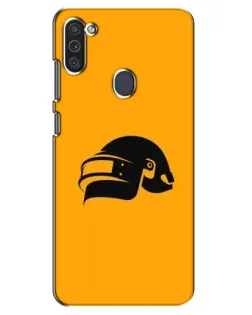Чехол для Samsung Galaxy M11 с картинкой «PUBG — золотой шлем» Чехол для Samsung Galaxy M11 с картинкой «PUBG — золотой шлем»