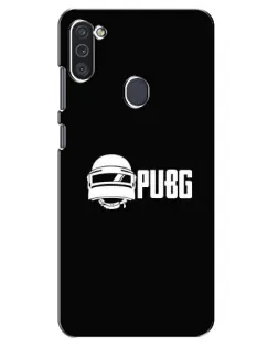 Чехол для Samsung Galaxy M11 с картинкой «PUBG — классический лого» Чехол для Samsung Galaxy M11 с картинкой «PUBG — классический лого»