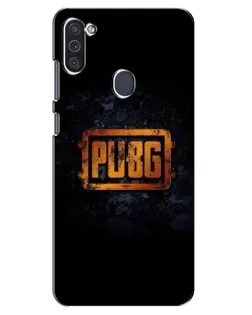 Чехол для Samsung Galaxy M11 с картинкой «PUBG — золотой логотип» Чехол для Samsung Galaxy M11 с картинкой «PUBG — золотой логотип»