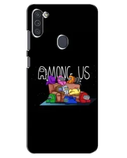 Чохол для Samsung Galaxy M11 з картинкою «Логотип Among Us» Чохол для Samsung Galaxy M11 з картинкою «Логотип Among Us»