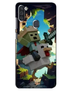 Чохол для Samsung Galaxy M11 з картинкою «Стів та гусь» Чохол для Samsung Galaxy M11 з картинкою «Стів та гусь»