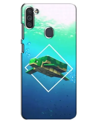 Чехол для Samsung Galaxy M11 с картинкой «Черепаха Minecraft» Чехол для Samsung Galaxy M11 с картинкой «Черепаха Minecraft»