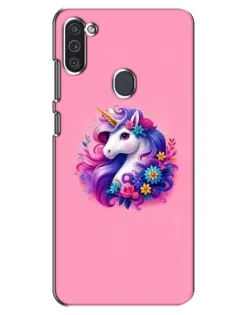 Чехол для Samsung Galaxy M11 с картинкой «Сказочный единорог»