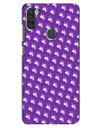 Чехол для Samsung Galaxy M11 с картинкой «Единороги на фиолетовом» Чехол для Samsung Galaxy M11 с картинкой «Единороги на фиолетовом»