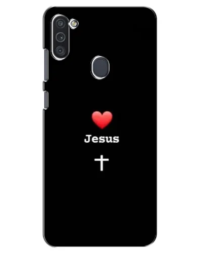 Чехол для Samsung Galaxy M11 с картинкой «Сердце - Jesus» Чехол для Samsung Galaxy M11 с картинкой «Сердце - Jesus»