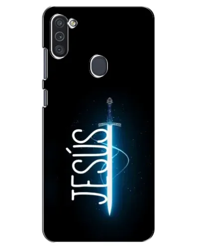 Чехол для Samsung Galaxy M11 с картинкой «Меч Духа Jesus» Чехол для Samsung Galaxy M11 с картинкой «Меч Духа Jesus»