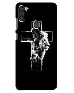 Чехол для Samsung Galaxy M11 с картинкой «Сияющий крест Jesus» Чехол для Samsung Galaxy M11 с картинкой «Сияющий крест Jesus»