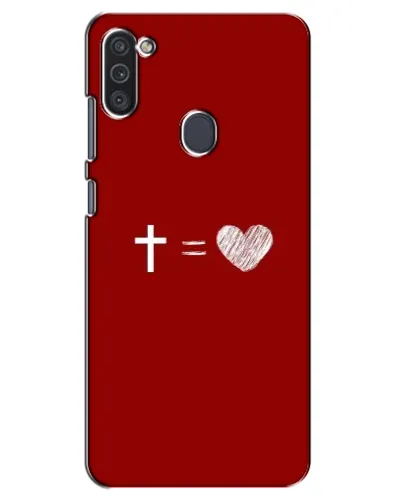Чехол для Samsung Galaxy M11 с картинкой «Уравнение любви» Чехол для Samsung Galaxy M11 с картинкой «Уравнение любви»