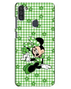 Чехол для Samsung Galaxy M11 с картинкой «Mickey в клетку»