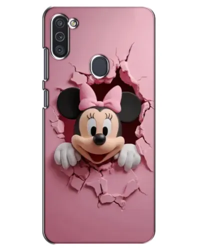 Чехол для Samsung Galaxy M11 с картинкой «Минни сквозь стену»