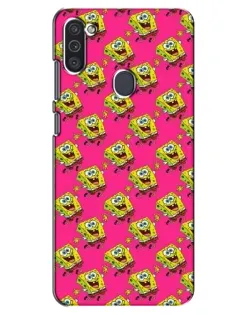 Чехол для Samsung Galaxy M11 с картинкой «Розовый паттерн»