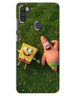 Чехол для Samsung Galaxy M11 с картинкой «Друзья на лужайке»