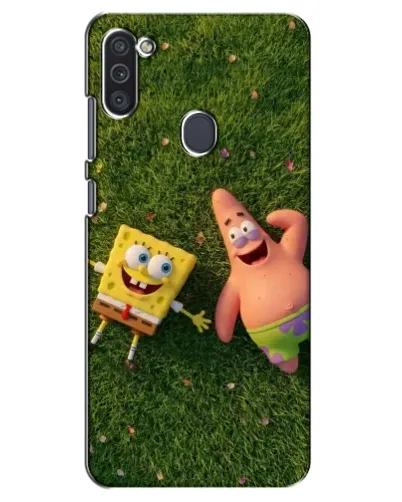 Чехол для Samsung Galaxy M11 с картинкой «Друзья на лужайке» Чехол для Samsung Galaxy M11 с картинкой «Друзья на лужайке»