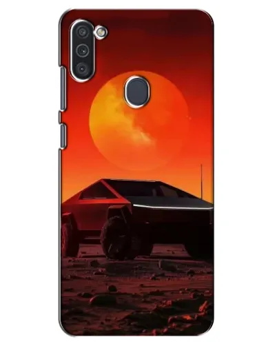 Чехол для Samsung Galaxy M11 с картинкой «Cybertruck на Марсе» Чехол для Samsung Galaxy M11 с картинкой «Cybertruck на Марсе»
