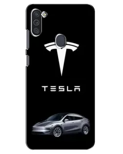 Чохол для Samsung Galaxy M11 з картинкою «Tesla Model Y» Чохол для Samsung Galaxy M11 з картинкою «Tesla Model Y»