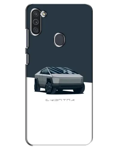 Чехол для Samsung Galaxy M11 с картинкой «Серебристый Cybertruck Tesla» Чехол для Samsung Galaxy M11 с картинкой «Серебристый Cybertruck Tesla»