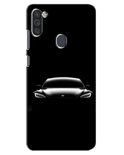 Чехол для Samsung Galaxy M11 с картинкой «Фары Tesla Night» Чехол для Samsung Galaxy M11 с картинкой «Фары Tesla Night»