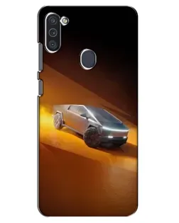 Чохол для Samsung Galaxy M11 з картинкою «Cybertruck у пустелі» Чохол для Samsung Galaxy M11 з картинкою «Cybertruck у пустелі»
