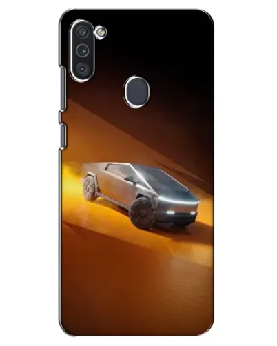 Чехол для Samsung Galaxy M11 с картинкой «Cybertruck в пустыне» Чехол для Samsung Galaxy M11 с картинкой «Cybertruck в пустыне»