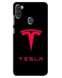Чохол для Samsung Galaxy M11 з картинкою «Tesla Red Logo» Чохол для Samsung Galaxy M11 з картинкою «Tesla Red Logo»