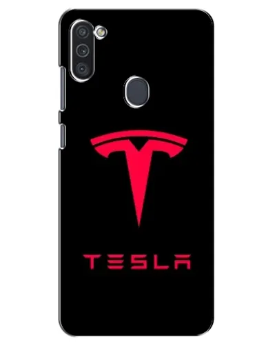 Чехол для Samsung Galaxy M11 с картинкой «Tesla Red Logo» Чехол для Samsung Galaxy M11 с картинкой «Tesla Red Logo»