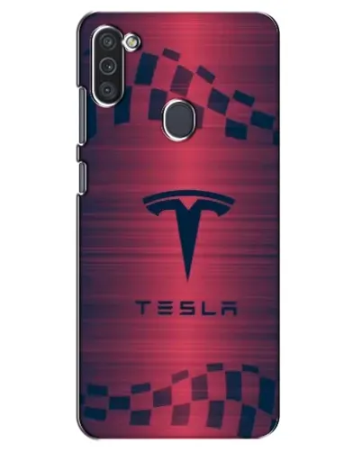 Чехол для Samsung Galaxy M11 с картинкой «Тесла красный карбон» Чехол для Samsung Galaxy M11 с картинкой «Тесла красный карбон»