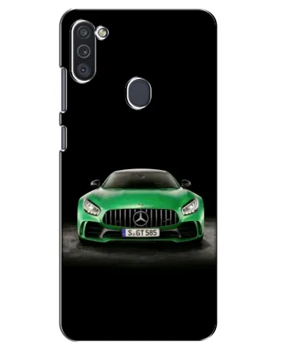 Чехол для Samsung Galaxy M11 с картинкой «Mercedes — неоновый лого» Чехол для Samsung Galaxy M11 с картинкой «Mercedes — неоновый лого»