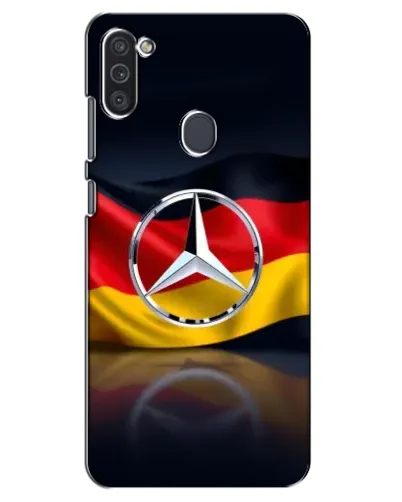 Чехол для Samsung Galaxy M11 с картинкой «Mercedes — флаг Германии» Чехол для Samsung Galaxy M11 с картинкой «Mercedes — флаг Германии»