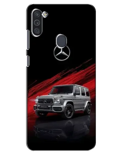 Чехол для Samsung Galaxy M11 с картинкой «Mercedes G-Class красный» Чехол для Samsung Galaxy M11 с картинкой «Mercedes G-Class красный»