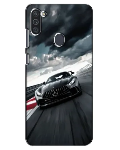 Чехол для Samsung Galaxy M11 с картинкой «Гоночный Mercedes AMG» Чехол для Samsung Galaxy M11 с картинкой «Гоночный Mercedes AMG»