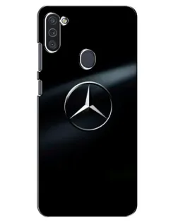 Чехол для Samsung Galaxy M11 с картинкой «Mercedes на металле» Чехол для Samsung Galaxy M11 с картинкой «Mercedes на металле»