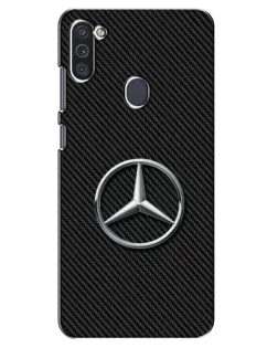 Чехол для Samsung Galaxy M11 с картинкой «Карбоновый Mercedes стиль» Чехол для Samsung Galaxy M11 с картинкой «Карбоновый Mercedes стиль»
