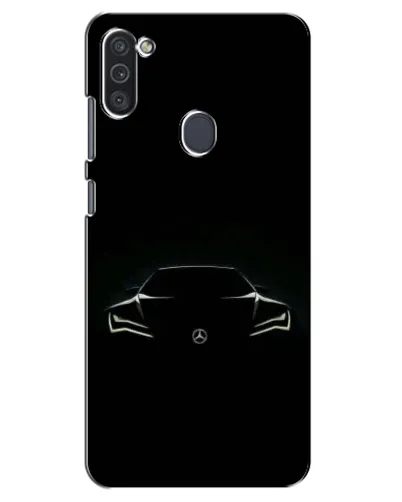 Чехол для Samsung Galaxy M11 с картинкой «Mercedes — силуэт авто» Чехол для Samsung Galaxy M11 с картинкой «Mercedes — силуэт авто»