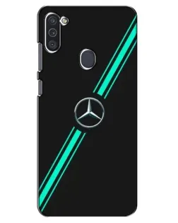 Чехол для Samsung Galaxy M11 с картинкой «Спортивные линии Mercedes» Чехол для Samsung Galaxy M11 с картинкой «Спортивные линии Mercedes»