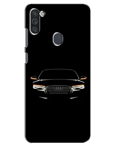 Чехол для Samsung Galaxy M11 с картинкой «Audi — ночной контур» Чехол для Samsung Galaxy M11 с картинкой «Audi — ночной контур»