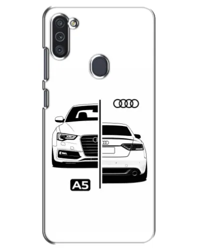 Чехол для Samsung Galaxy M11 с картинкой «Audi — контрастный дизайн» Чехол для Samsung Galaxy M11 с картинкой «Audi — контрастный дизайн»