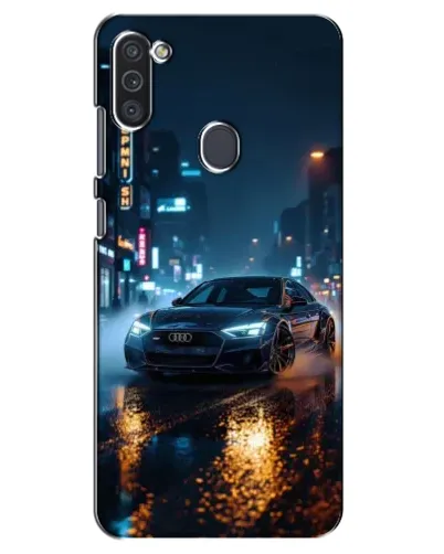 Чехол для Samsung Galaxy M11 с картинкой «Ночной город и Audi» Чехол для Samsung Galaxy M11 с картинкой «Ночной город и Audi»