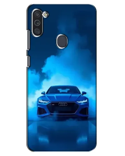 Чехол для Samsung Galaxy M11 с картинкой «Audi — голубая энергия» Чехол для Samsung Galaxy M11 с картинкой «Audi — голубая энергия»