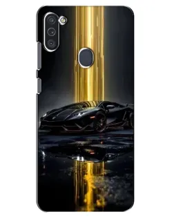 Чехол для Samsung Galaxy M11 с картинкой «Ночной Lamborghini драйв»