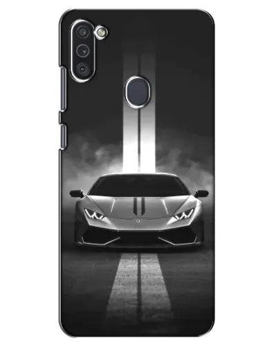 Чехол для Samsung Galaxy M11 с картинкой «Lamborghini симметрия дорог»