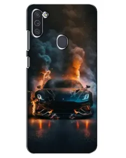 Чехол для Samsung Galaxy M11 с картинкой «Lamborghini дымная эстетика» Чехол для Samsung Galaxy M11 с картинкой «Lamborghini дымная эстетика»