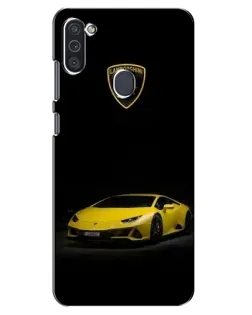 Чехол для Samsung Galaxy M11 с картинкой «Lamborghini желтый акцент» Чехол для Samsung Galaxy M11 с картинкой «Lamborghini желтый акцент»