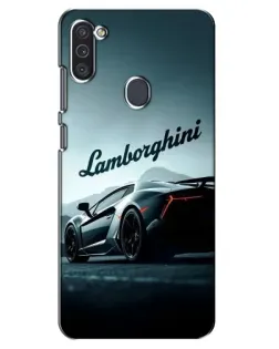 Чехол для Samsung Galaxy M11 с картинкой «Классическая надпись Lamborghini» Чехол для Samsung Galaxy M11 с картинкой «Классическая надпись Lamborghini»